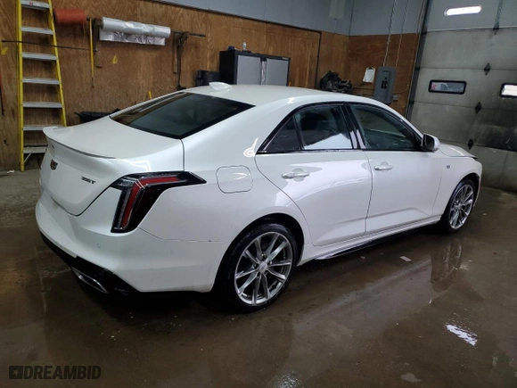 2023 Cadillac CT4 Sport with VIN 1G6DG5RK5P0114121, listed as a Copart auction lot 87634855 with 53,294 mi miles and Clean Title. Bid and sale history available at carsss.com. Image 3.