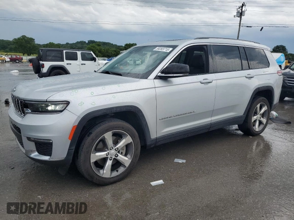 2021 Jeep Grand Cherokee Limited with VIN 1C4RJKBG5M8108387, listed as a Copart auction lot 59283715 with 80,463 mi miles and Salvage title. Bid and sale history available at DreamBid. Image 1.