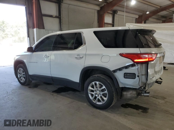 2021 Chevrolet Traverse LS with VIN 1GNERFKW6MJ179930, listed as a Copart auction lot 63435344 with 50,267 mi miles and Clean Title. Bid and sale history available at carsss.com. Image 2.