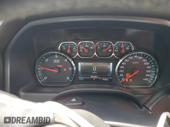 2018 GMC Sierra 1500 SLT with VIN 3GTP1NEC3JG502378, listed as a Copart auction lot 56557045 with 56,482 mi miles and Salvage title. Bid and sale history available at DreamBid. Image 9.