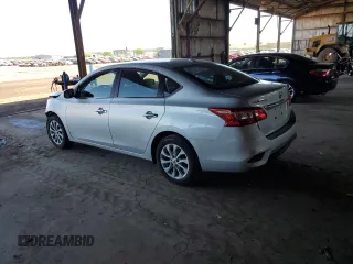 2019 Nissan Sentra S with VIN 3N1AB7APXKY278368, listed as a Copart auction lot 54526855 with 77,944 mi miles and Salvage Title. Bid and sale history available at carsss.com. Image 2.