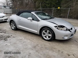 2008 Mitsubishi Eclipse GS with VIN 4A3AL25F68E040437, listed as a Copart auction lot 43521025 with 75,644 mi miles and Salvage Title. Bid and sale history available at carsss.com. Image 4.