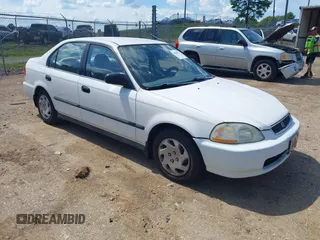 1997 Honda Civic LX z VIN 1HGEJ667XVL017129, wystawiony jako IAAI lot #42634782 z przebiegiem 229 712 mil mil oraz . Historia ofert i sprzedaży dostępna na DreamBid. Obrazek 1.
