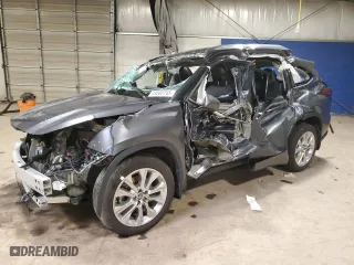 2023 Toyota Highlander L with VIN 5TDKDRBHXPS527572, listed as a Copart auction lot 49588745 with 0 mi miles and Salvage Title. Bid and sale history available at carsss.com. Image 1.
