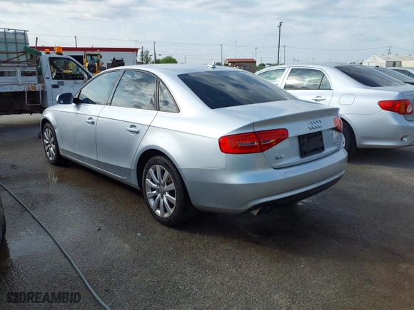 2013 Audi A4 Premium with VIN WAUBFAFL9DN030506, listed as a IAAI auction lot 41920924 with 168,770 mi miles. Bid and sale history available at carsss.com. Image 3.