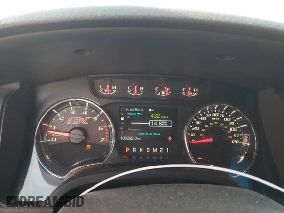 2014 Ford F-150 XL with VIN 1FTFW1ET7EKE30430, listed as a Copart auction lot 49553365 with 106,292 mi miles and Salvage Title. Bid and sale history available at carsss.com. Image 9.
