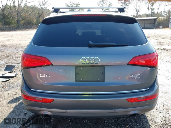 2017 Audi Q5 Premium with VIN WA1C2AFP6HA096704, listed as a IAAI auction lot 41538928 with 57,743 mi miles. Bid and sale history available at carsss.com. Image 16.