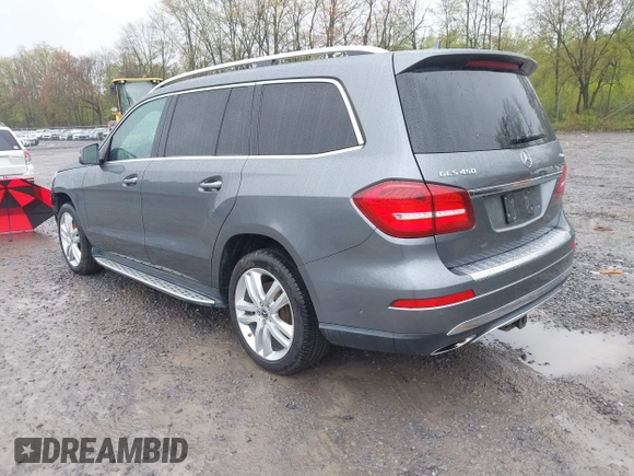 2018 Mercedes-Benz GLS 450 z VIN 4JGDF6EE5JB106257, wystawiony jako IAAI lot #42187413 z przebiegiem 104 217 mil mil oraz . Historia ofert i sprzedaży dostępna na DreamBid. Obrazek 3.