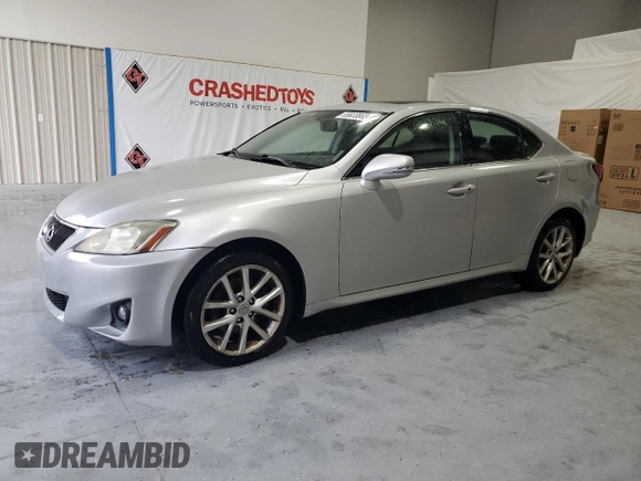 2012 Lexus IS 250 with VIN JTHCF5C29C5053856, listed as a Copart auction lot 55823865 with 187,467 mi miles and Clean Title. Bid and sale history available at DreamBid. Image 1.