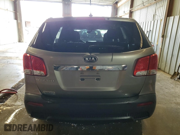 2011 Kia Sorento LX with VIN 5XYKTCA1XBG013781, listed as a Copart auction lot 52892295 with 124,726 mi miles and Salvage Title. Bid and sale history available at DreamBid. Image 6.