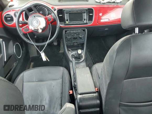2013 Volkswagen Beetle with VIN 3VWHX7AT6DM681314, listed as a Copart auction lot 44416975 with Not Provided miles and Non Repairable. Bid and sale history available at DreamBid. Image 8.