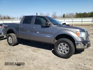 2011 Ford F-150 XLT with VIN 1FTFW1ET9BFC88005, listed as a Copart auction lot 49379465 with 154,459 mi miles and Salvage Title. Bid and sale history available at carsss.com. Image 4.
