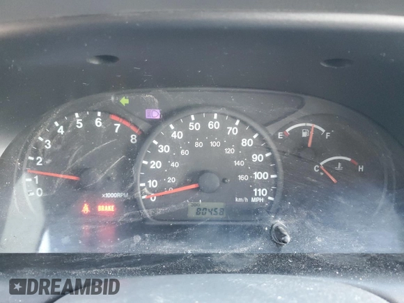 2002 Suzuki XL7 Standard with VIN JS3TX92VX24117328, listed as a Copart auction lot 49181005 with 80,458 mi miles and Salvage title. Bid and sale history available at DreamBid. Image 9.
