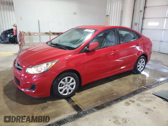 2013 Hyundai Accent GLS with VIN KMHCT4AE8DU343459, listed as a Copart auction lot 52325165 with 87,519 mi miles and Salvage Title. Bid and sale history available at carsss.com. Image 1.