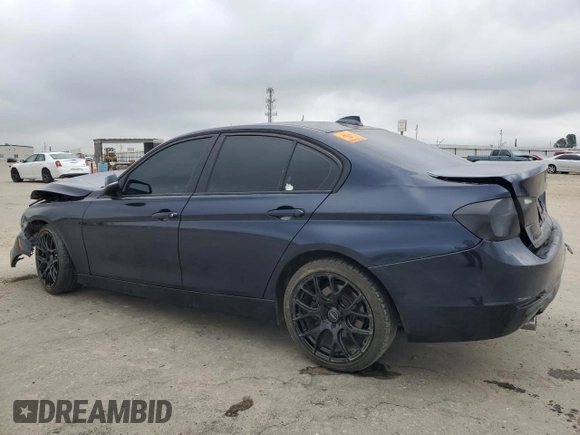 2015 BMW 3 Series 320i with VIN WBA3B1C51FK139956, listed as a Copart auction lot 46886685 with 133,042 mi miles and Salvage Title. Bid and sale history available at carsss.com. Image 2.
