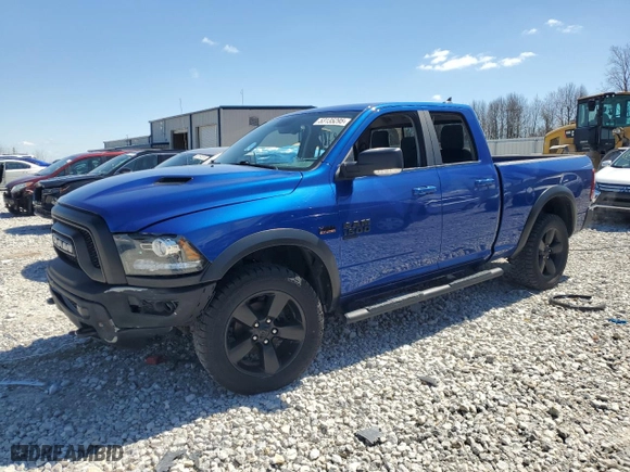 2019 Ram 1500 Classic Big Horn with VIN 1C6RR7GT1KS669172, listed as a Copart auction lot 53135295 with 123,274 mi miles and Clean Title. Bid and sale history available at carsss.com. Image 1.