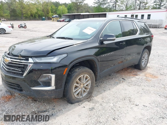 2022 Chevrolet Traverse LT Cloth with VIN 1GNERGKWXNJ116112, listed as a IAAI auction lot 42048535 with 44,792 mi miles and . Bid and sale history available at DreamBid. Image 17.
