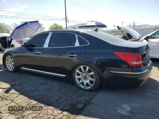 2012 Hyundai Equus Signature z VIN KMHGH4JH7CU045352, wystawiony jako Copart lot #50093055 z przebiegiem 157 338 mil mil oraz Tytuł czysty. Historia ofert i sprzedaży dostępna na DreamBid. Obrazek 2.