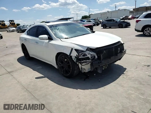 2014 Nissan Maxima SV with VIN 1N4AA5AP3EC467676, listed as a Copart auction lot 56574015 with 158,612 mi miles and Salvage title. Bid and sale history available at DreamBid. Image 13.