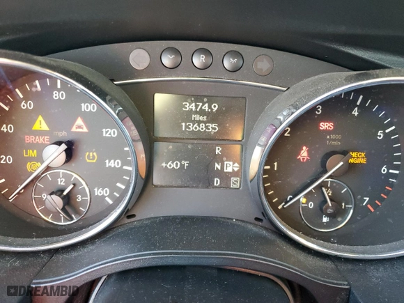 2009 Mercedes-Benz R-Class 3.5L with VIN 4JGCB65E59A091591, listed as a Copart auction lot 84328564 with 136,835 mi miles and Clean Title. Bid and sale history available at carsss.com. Image 9.