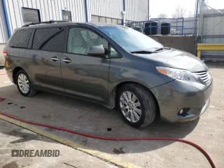 2011 Toyota Sienna XLE with VIN 5TDDK3DC5BS014543, listed as a Copart auction lot 51764155 with 155,207 mi miles and Salvage Title. Bid and sale history available at carsss.com. Image 4.