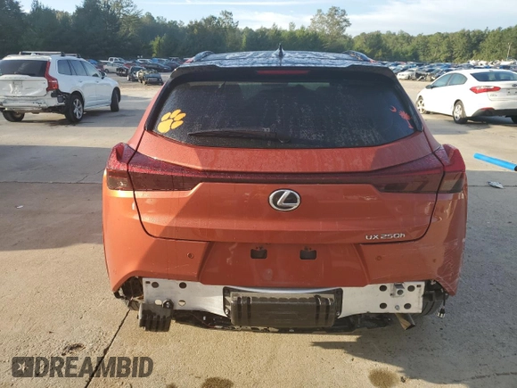 2023 Lexus UX 250h F Sport z VIN JTHR6JBH2P2140918, wystawiony jako Copart lot #74507024 z przebiegiem 16 964 mil mil oraz Szkoda całkowita • Salvage title. Historia ofert i sprzedaży dostępna na DreamBid. Obrazek 6.