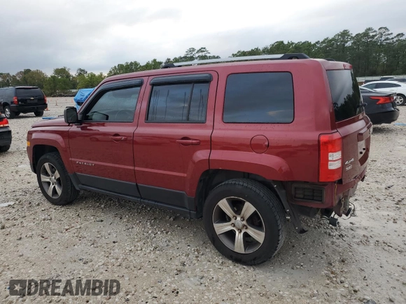2017 Jeep Patriot High Altitude with VIN 1C4NJRFB3HD155274, listed as a Copart auction lot 80509394 with 92,384 mi miles and Salvage Title. Bid and sale history available at DreamBid. Image 2.