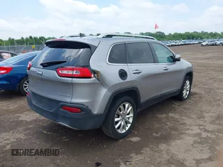 2016 Jeep Cherokee Limited with VIN 1C4PJLDB7GW164619, listed as a IAAI auction lot 42534654 with 252,788 mi miles and . Bid and sale history available at DreamBid. Image 4.