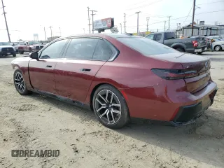 2023 BMW 7 Series 760i xDrive with VIN WBA33EJ08PCL84213, listed as a Copart auction lot 62388195 with 4,984 mi miles and Clean title. Bid and sale history available at DreamBid. Image 2.