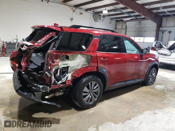 2024 Nissan Pathfinder SV with VIN 5N1DR3BC8RC286672, listed as a Copart auction lot 59161595 with 15,962 mi miles and Clean title. Bid and sale history available at DreamBid. Image 3.