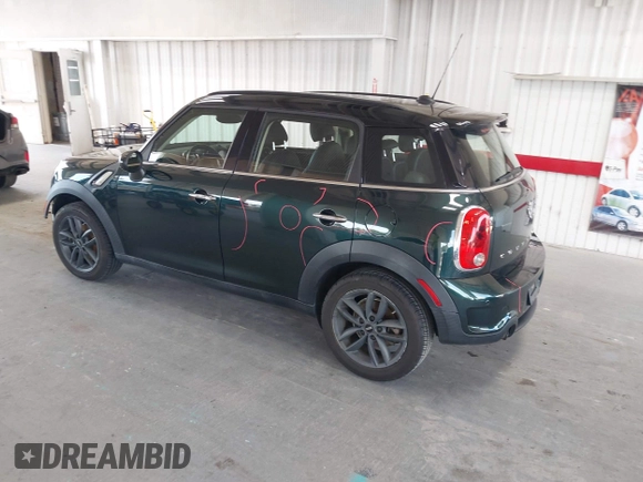 2013 MINI Countryman S with VIN WMWZC3C56DWP24170, listed as a IAAI auction lot 42366594 with 143,311 mi miles and . Bid and sale history available at DreamBid. Image 3.
