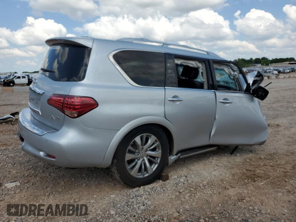2016 Infiniti QX80 with VIN JN8AZ2ND0G9800714, listed as a Copart auction lot 56522445 with Not provided miles and Clean title. Bid and sale history available at DreamBid. Image 3.