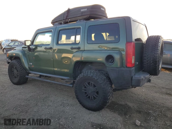 2006 Hummer H3 with VIN 5GTDN136468273891, listed as a Copart auction lot 86154524 with 177,495 mi miles and Salvage Title. Bid and sale history available at carsss.com. Image 2.