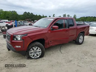 2023 Nissan Frontier SV with VIN 1N6ED1EK1PN619775, listed as a Copart auction lot 58469155 with 35,560 mi miles and Salvage title. Bid and sale history available at DreamBid. Image 1.