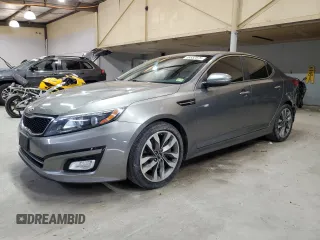 2015 Kia Optima SX with VIN 5XXGR4A73FG372561, listed as a Copart auction lot 59552575 with 144,546 mi miles and Salvage title. Bid and sale history available at DreamBid. Image 1.