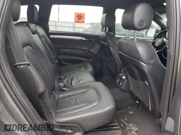 2012 Audi Q7 3.0T S line with VIN WA1DGAFE8CD002351, listed as a Copart auction lot 86126754 with 108,138 mi miles and Salvage Title. Bid and sale history available at carsss.com. Image 12.