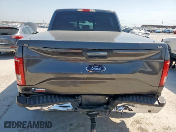 2015 Ford F-150 XL with VIN 1FTEW1CG3FKE36292, listed as a Copart auction lot 53103795 with 150,536 mi miles and Salvage Title. Bid and sale history available at carsss.com. Image 6.
