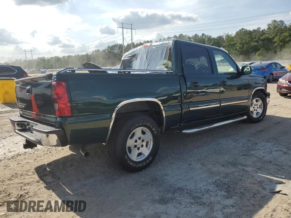 2006 Chevrolet Silverado 1500 LT1 with VIN 2GCEC13T061116305, listed as a Copart auction lot 54429885 with Not Provided miles and Salvage Title. Bid and sale history available at carsss.com. Image 3.