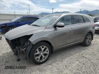 2016 Kia Sorento SX with VIN 5XYPKDA5XGG168517, listed as a Copart auction lot 61225075 with 111,326 mi miles and Salvage title. Bid and sale history available at DreamBid. Image 1.