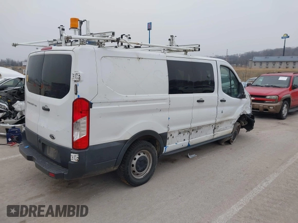 2016 Ford Transit Cargo with VIN 1FTYE1ZM9GKA62074, listed as a IAAI auction lot 41550212 with 138,474 mi miles. Bid and sale history available at carsss.com. Image 4.