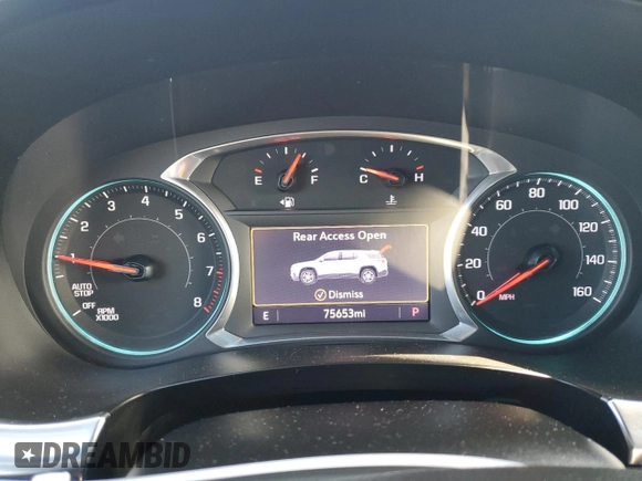 2022 Chevrolet Traverse LT Leather with VIN 1GNERHKW0NJ106386, listed as a Copart auction lot 42732475 with 75,653 mi miles and Salvage Title. Bid and sale history available at carsss.com. Image 9.