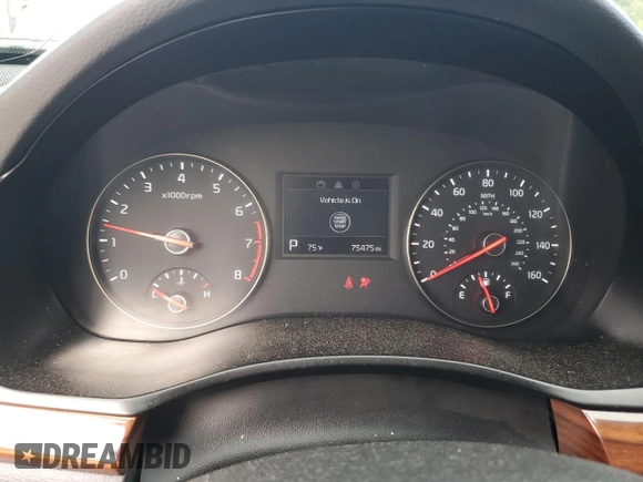 2018 Kia Cadenza Premium with VIN KNALB4J1XJ5127541, listed as a Copart auction lot 70212834 with 75,475 mi miles and Salvage Title. Bid and sale history available at carsss.com. Image 9.