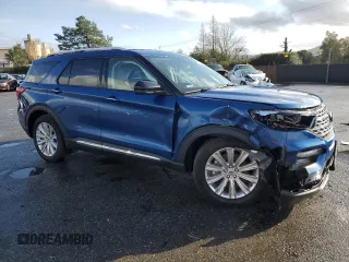 2020 Ford Explorer Limited with VIN 1FM5K7FW7LGA06793, listed as a Copart auction lot 49289335 with 21,768 mi miles and Salvage Title. Bid and sale history available at DreamBid. Image 4.