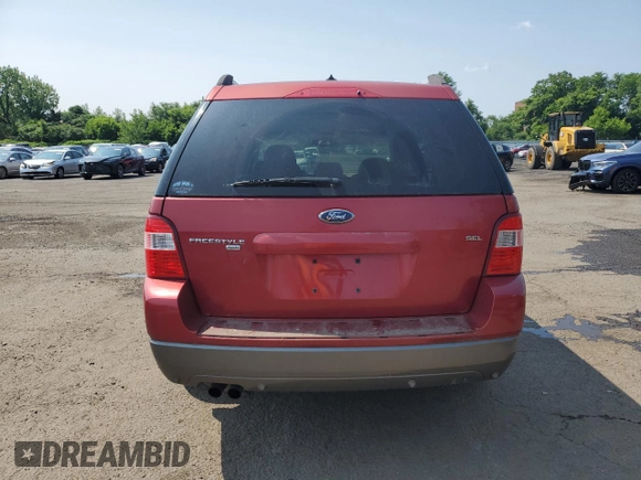 2007 Ford Freestyle SEL with VIN 1FMDK05127GA05355, listed as a Copart auction lot 60257885 with Not provided miles and Salvage title. Bid and sale history available at DreamBid. Image 6.