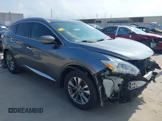 2017 Nissan Murano SL z VIN 5N1AZ2MG9HN133766, wystawiony jako IAAI lot #42418441 z przebiegiem 208 422 mil mil oraz . Historia ofert i sprzedaży dostępna na DreamBid. Obrazek 1.