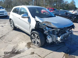 2021 Mitsubishi Outlander Sport SE with VIN JA4APVAU9MU019119, listed as a IAAI auction lot 41357738 with 124,480 mi miles. Bid and sale history available at carsss.com. Image 1.