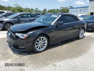 2015 Audi A5 Premium Plus z VIN WAUMFAFH1FN013190, wystawiony jako Copart lot #55076605 z przebiegiem 88 000 mil mil oraz Szkoda całkowita • Salvage title. Historia ofert i sprzedaży dostępna na DreamBid. Obrazek 1.
