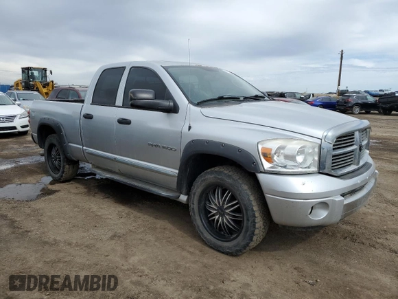 2007 Dodge 1500 Laramie with VIN 1D7HU18207S156191, listed as a Copart auction lot 52305335 with 235,695 mi miles and Clean Title. Bid and sale history available at carsss.com. Image 4.