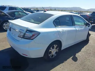 2014 Honda Civic Hybrid with VIN 19XFB4F27EE001410, listed as a IAAI auction lot 41397447 with 124,685 mi miles. Bid and sale history available at carsss.com. Image 4.