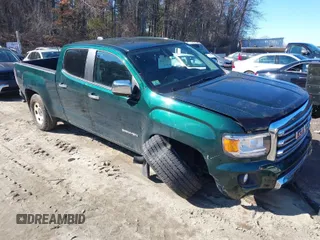 2015 GMC Canyon 4WD SLT with VIN 1GTG6CE35F1273343, listed as a IAAI auction lot 41683758 with 77,911 mi miles and . Bid and sale history available at carsss.com. Image 1.